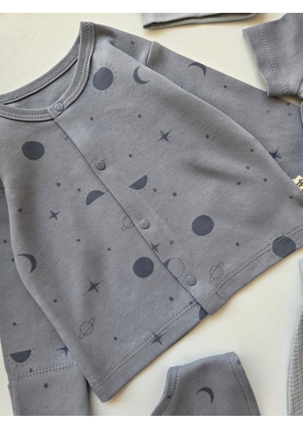 %100 Pamuk Yenidoğan Erkek Bebek 5 Parça Hastane Çıkış Seti fırsatları