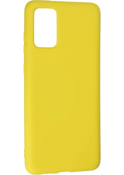 Bfs Samsung Galaxy S20 Plus Kılıf Nano Içi Kadife Silikon - Sarı modelleri