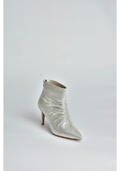 V572127214 Gümüş Sim Taşlı Ince Topuklu Abiye Bot indirimleri