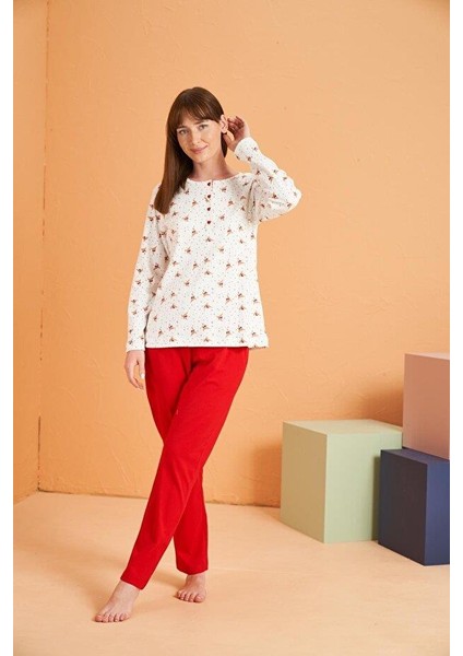 Kadın Ekru Pijama Takımı 28060 fiyatları