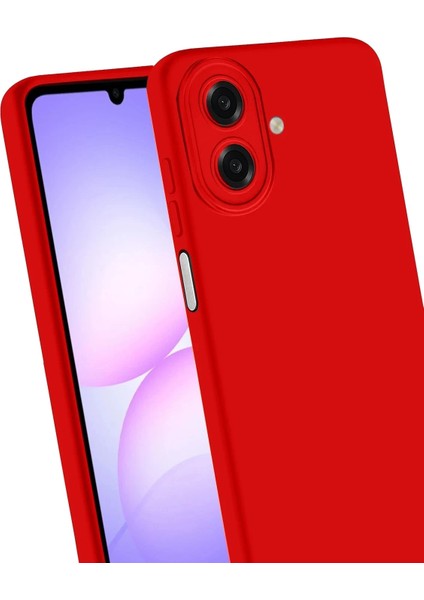 Bfs Samsung Galaxy A07 First Silikon - Kırmızı modelleri