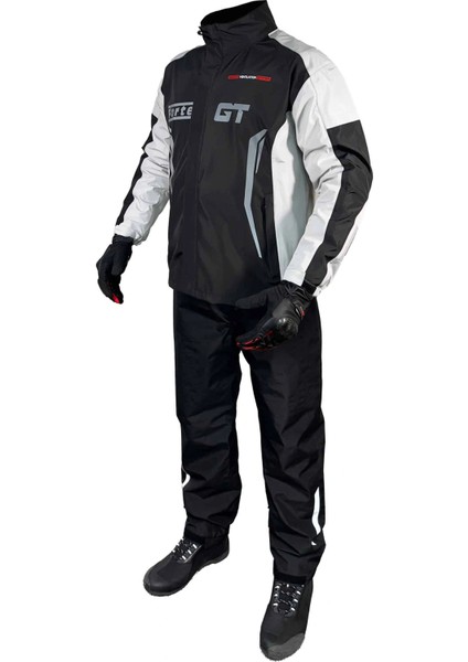 2001140 Siyah Taş Yağmurluk Takım