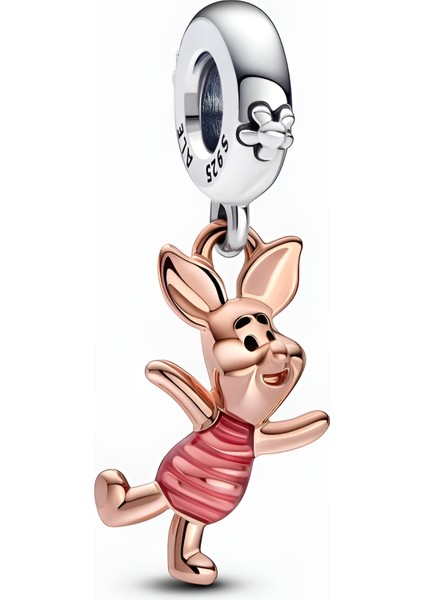 925 Ayar Gümüş Disney Piglet Charm