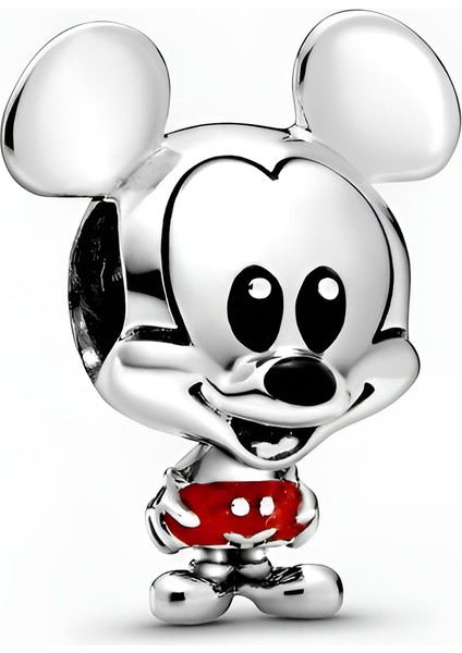 925 Ayar Gümüş Disney Mickey Mouse Charm