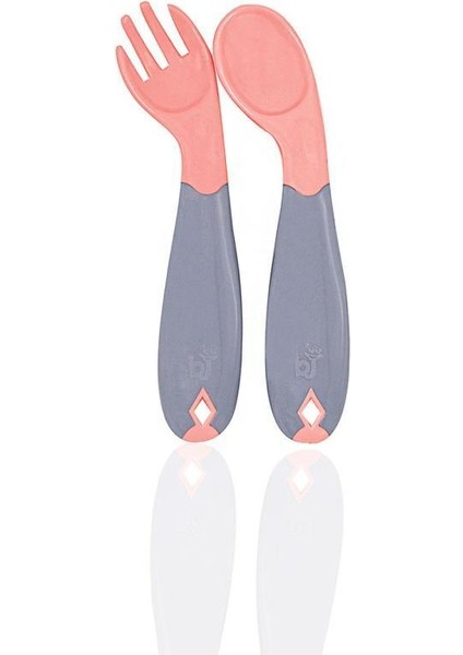 Nessiworld Açılı Mama Kaşık Çatal Takımı 703 Gül Kurusu