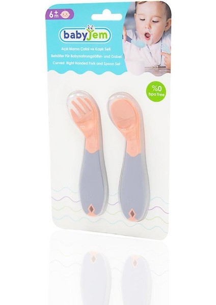 Nessiworld Açılı Mama Kaşık Çatal Takımı 703 Gül Kurusu fırsatları