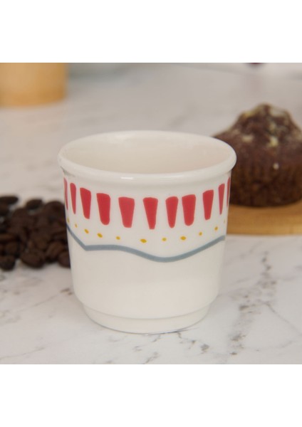 Kitchen Bon Appetit Espresso Fincanı - Renkli - 80 ml