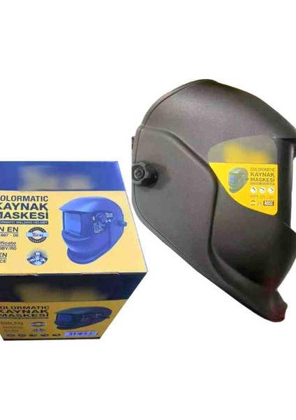 Otomatik Kararan Tıg, Mıg, Mag ve Gaz Altı Operasyonu Için Tam Koruma En Iyi Colormatik Kaynak Maskesi Kaskı GFB6000 fiyatları