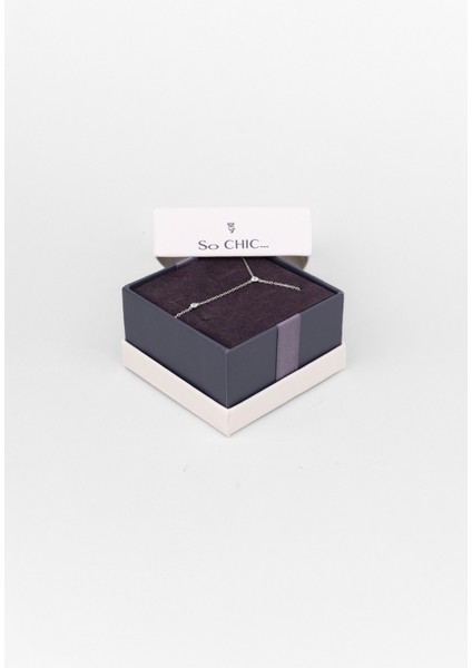 Minimalist 18 Ayar Beyaz Altın Kaplama 24 cm Gümüş Şahmeran indirimleri