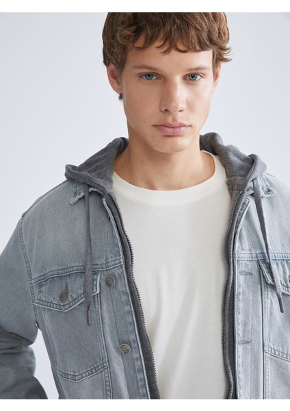 Yeni Sezon Standart Kalıp Erkek Jean Ceket modelleri