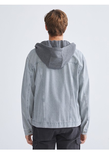 Yeni Sezon Standart Kalıp Erkek Jean Ceket fırsatları