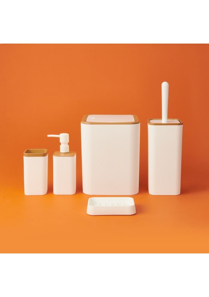 Bath Mina Due 5'li Banyo Seti - Beyaz fiyatları