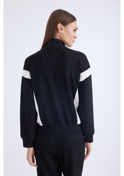 Önü Fermuarlı Uzun Kol Sweat modelleri