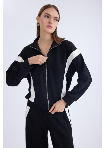 Önü Fermuarlı Uzun Kol Sweat fırsatları