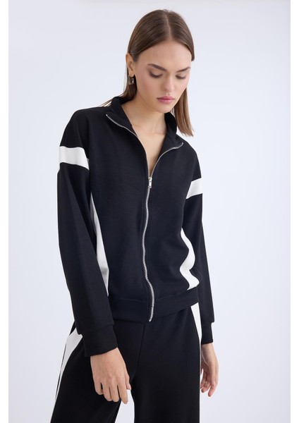 Önü Fermuarlı Uzun Kol Sweat indirimleri