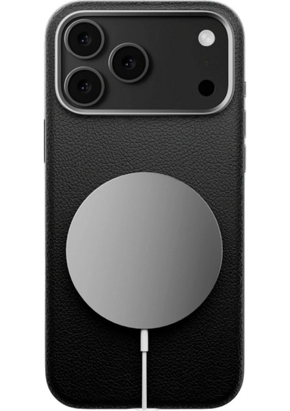 Monocase Iphone 17 Pro Max Siyah Magsafe Özellikli Deri Kılıf modelleri