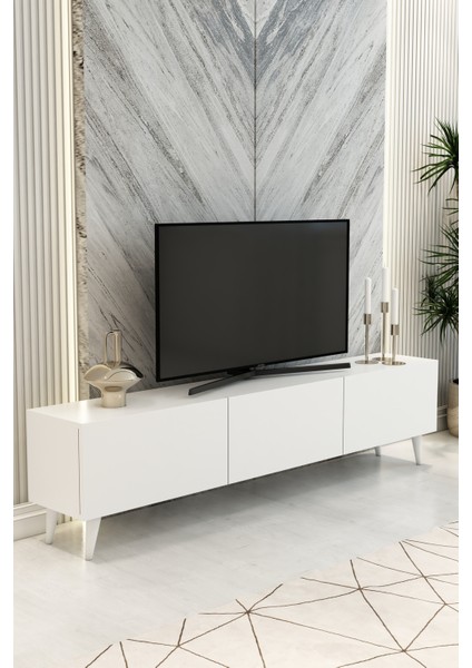 Model Vera 180 cm Televizyon Ünitesi 3 Kapaklı Tv Ünitesi – Modern Tv Sehpası | Televizyon Konsolu fiyatları