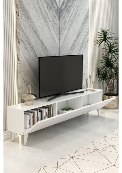 Model Vera 180 cm Televizyon Ünitesi 3 Kapaklı Tv Ünitesi – Modern Tv Sehpası | Televizyon Konsolu modelleri