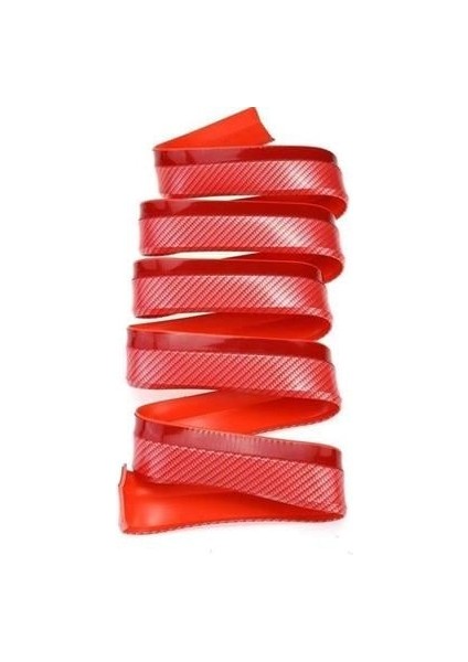 Kırmızı 2,5m Araba Oto Tampon Koruyucu Şerit ve 5m Araba Dekorasyon Trim Şeridi Seti - ZQ8K3X fiyatları