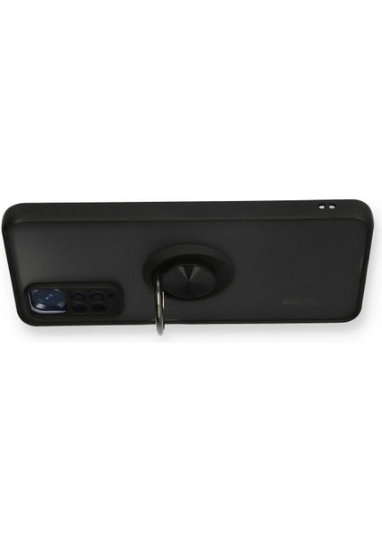 Bfs Xiaomi Redmi Note 11 Kılıf Montreal Yüzüklü Silikon Kapak - Siyah modelleri