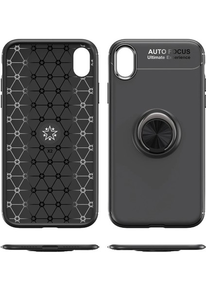 Bfs iPhone Xr Kılıf Range Yüzüklü Silikon - Kırmızı indirimleri
