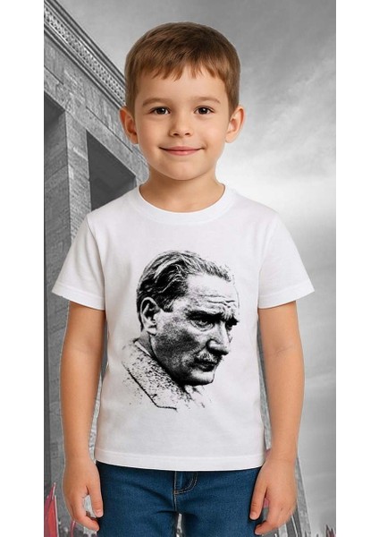 Unisex Ay Yıldızlı T-Shirt 19 Mayıs 29 Ekim 23 Nisan 10 Kasım Atatürk Çocuk Tişört fiyatları