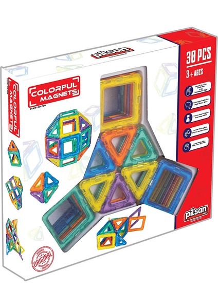 Renkli Magnetler 30 Parça