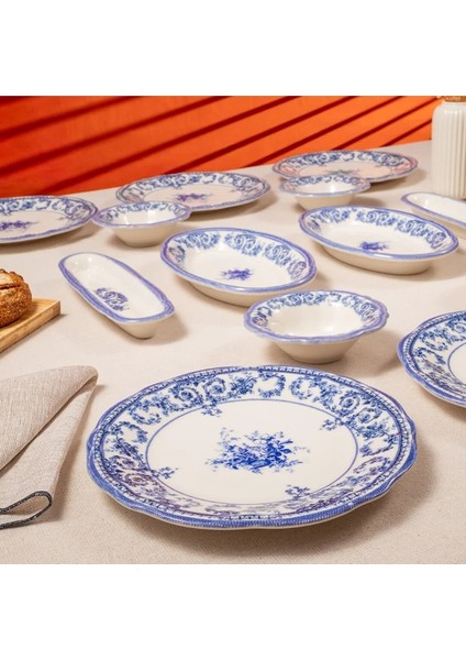 Majestic Blue 14 Parça Kahvaltı Takımı fırsatları