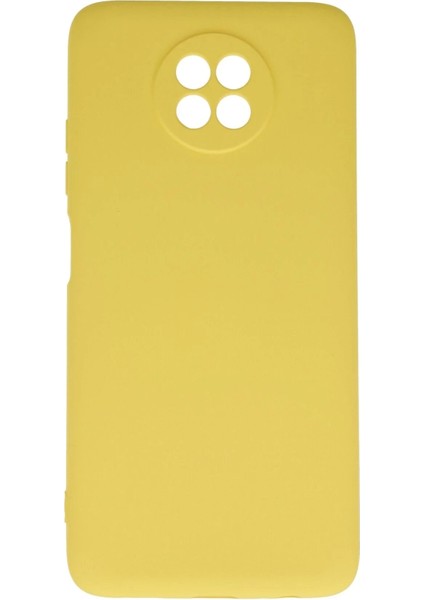 Bfs Xiaomi Redmi Note 9 5g Kılıf Nano Içi Kadife Silikon - Sarı