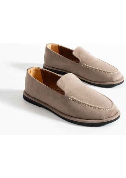 Konforlu Kadın Süet Mokasen Ayakkabı Loafer modelleri