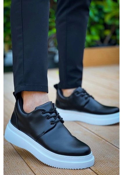 Zr-X3 Siyah Beyaz Bağcıklı Günlük Erkek Casual Ayakkabı fiyatları