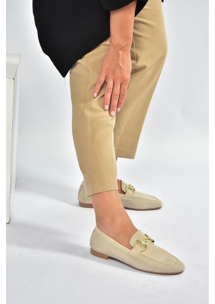 V780161202 Bej Süet Günlük Kadın Ayakkabı fiyatları
