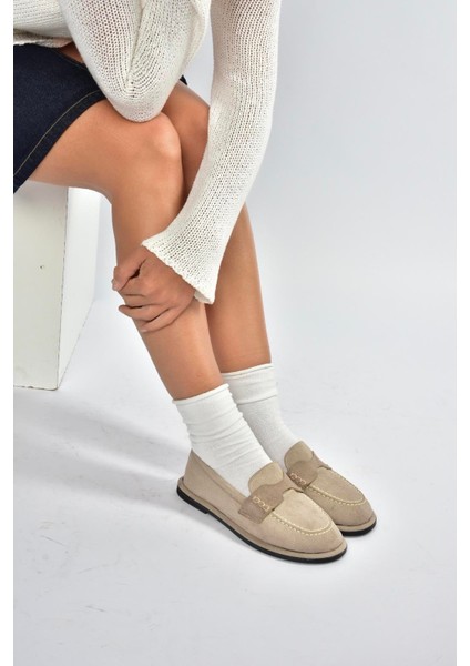 V846872102 Vizon Süet Günlük Kadın Ayakkabı modelleri