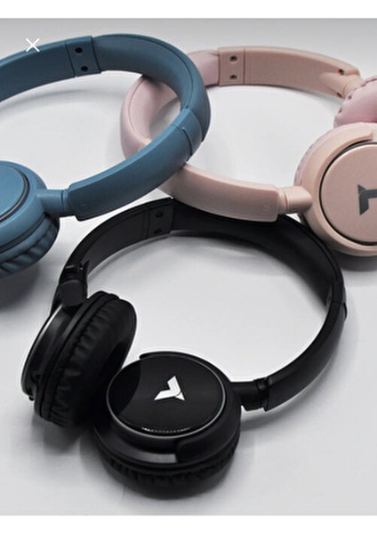 S16 Kablosuz Bluetooth Kulak Üstü Kulaklık Pembe