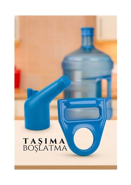 Damacana Taşıma Aparatı + Damacana Hunisi | Pratik Boşaltma ve Taşıma Seti