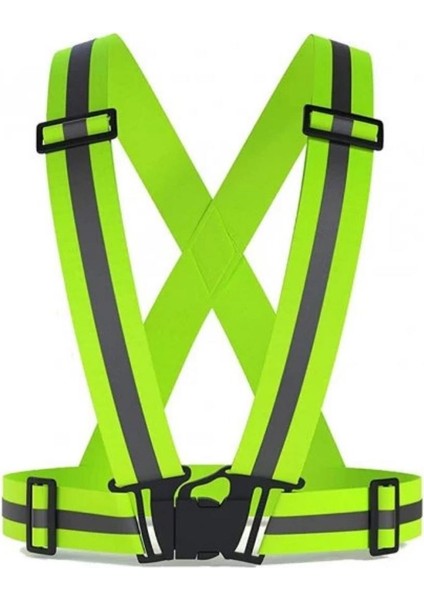 Yüksek Görünürlüklü Motorcu Ikaz Yeleği