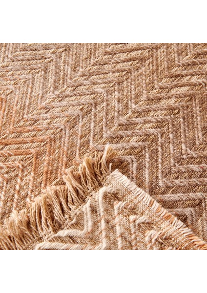 Soft Nevira Pamuklu Çift Kişilik Battaniye - Bej - 200X220 cm modelleri