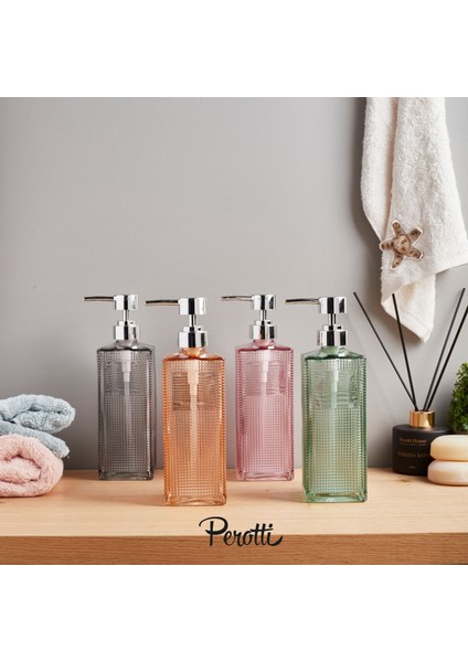 Square Tower Cam Sıvı Sabunluk - Asorti - 21X7 cm