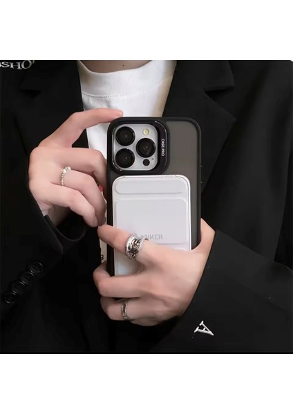 Apple iPhone 14 Pro Max Kamera Lens Koruma Hediyeli Magsafe Özellikli Standlı Premium Lüks Kılıf modelleri