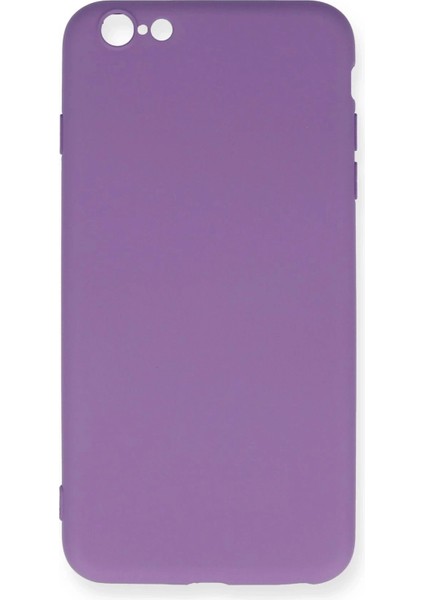 Bfs iPhone 6 Plus Kılıf Nano Içi Kadife Silikon - Mor