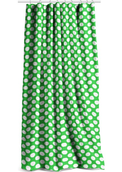 Puantiyeli Desenli Dijital Baskılı Şifon Saten Kumaş / En 1,50 cm - Elbise , Perde ve Kırlent indirimleri