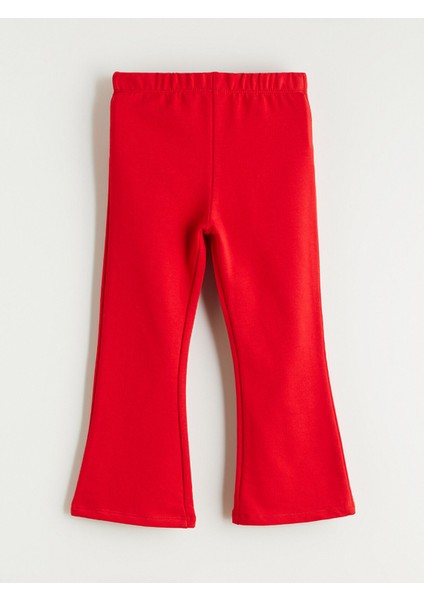 Yeni Sezon Beli Lastikli Ispanyol Paça Kız Çocuk Tayt 2'li indirimleri