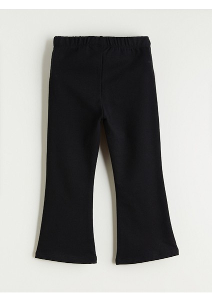 Yeni Sezon Beli Lastikli Ispanyol Paça Kız Çocuk Tayt 2'li fırsatları