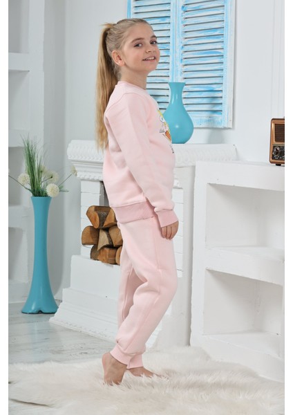 Kapitex 6181 Kız Çocuk Twety Baskılı Uzun Kol Pijama Takımı
