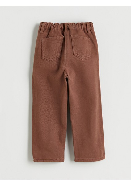 Yeni Sezon Beli Lastikli Çiçekli Kız Çocuk Pantolon fırsatları