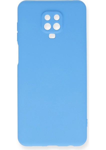 Bfs Xiaomi Redmi Note 9 Pro Kılıf Nano Içi Kadife Silikon - Mavi
