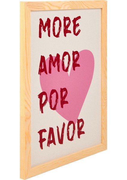 Deco Bold Hearts Duvar Panosu - Kırmızı / Pembe - 30X40 cm fiyatları