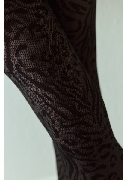 Koyu Gri Zesütyenleopard Külotlu Çorap fırsatları