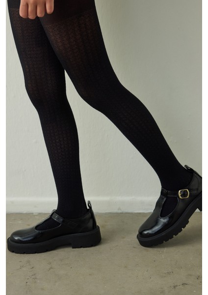 Siyah Kız Çocuk Pretty 90 Denye Mikro Külotlu Çorap modelleri