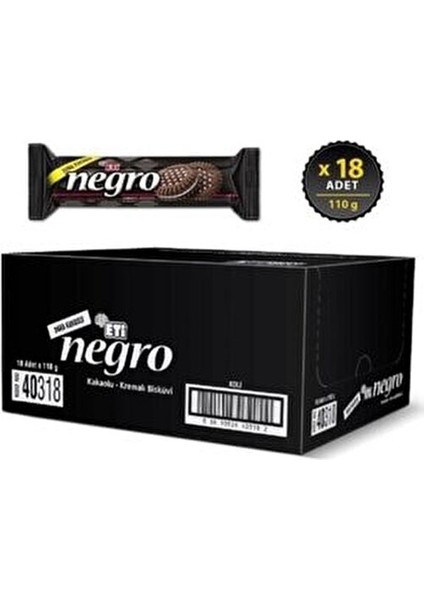 Negro 10GR x 18 Adet